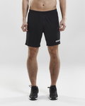 Craft Sporthose (Short) Squad Solid - ohne Innenshort, elastisches Material - schwarz Herren